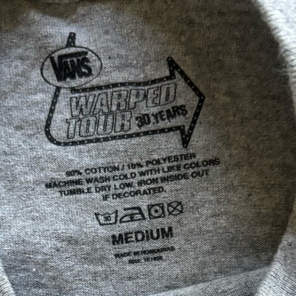 Vans Warped 2025 Tour T-Shirt Size Medium - Picture 10 of 11